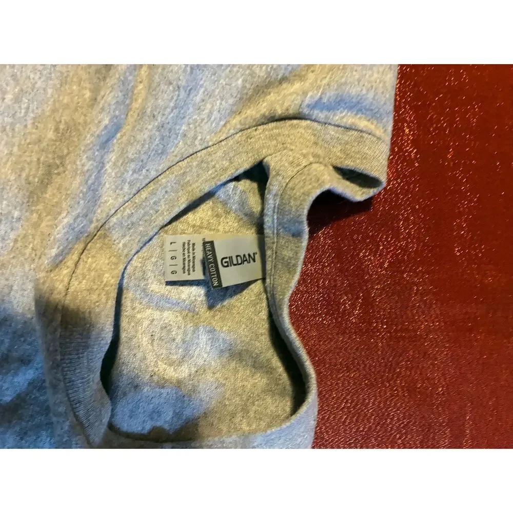 Gildan T-Shirt Mens L Gray SEO Scholars Class of 2023 Short Sleeve Back Print